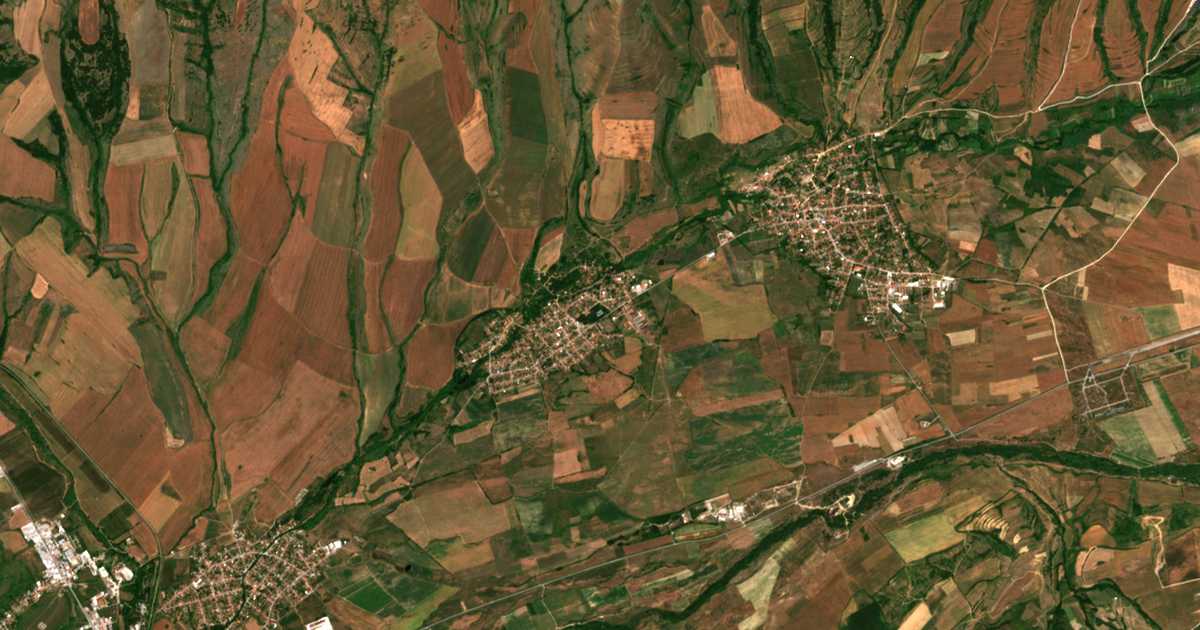 Hartă satelitară: Cerven Breg