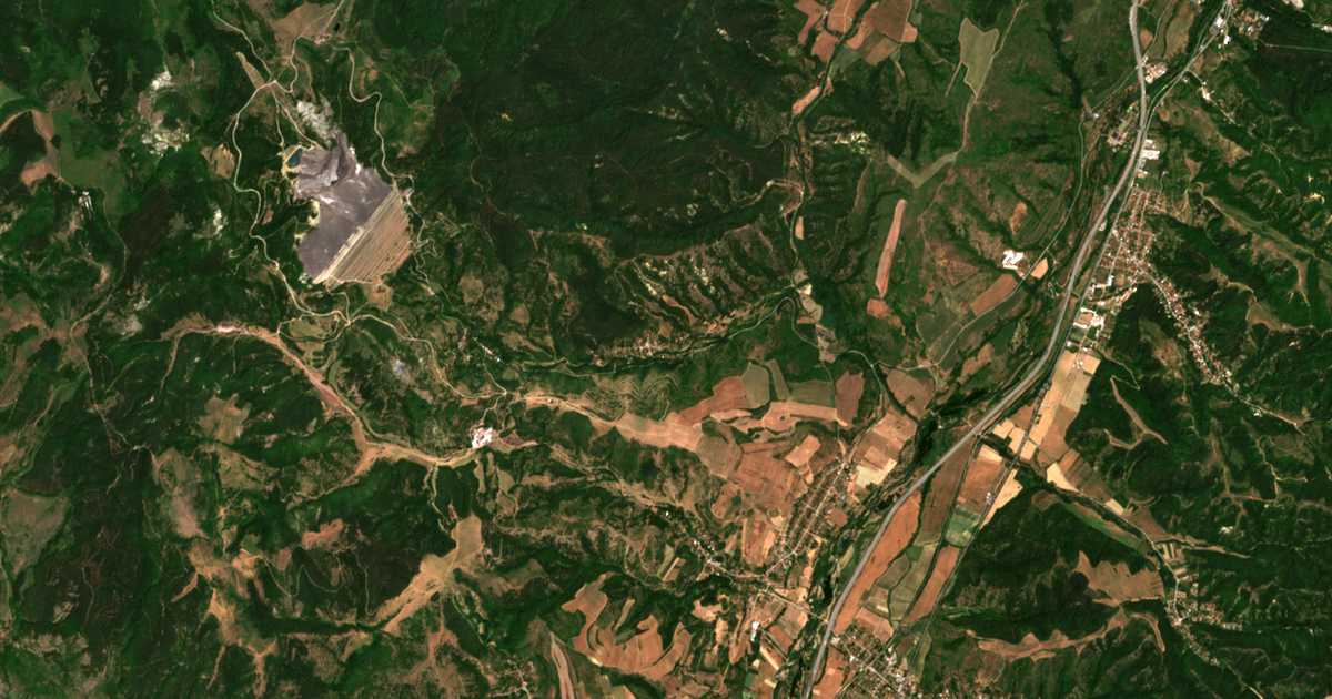 Hartă satelitară: Gramade