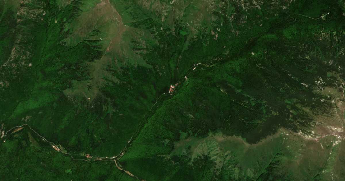 Hartă satelitară: Rilski manastir