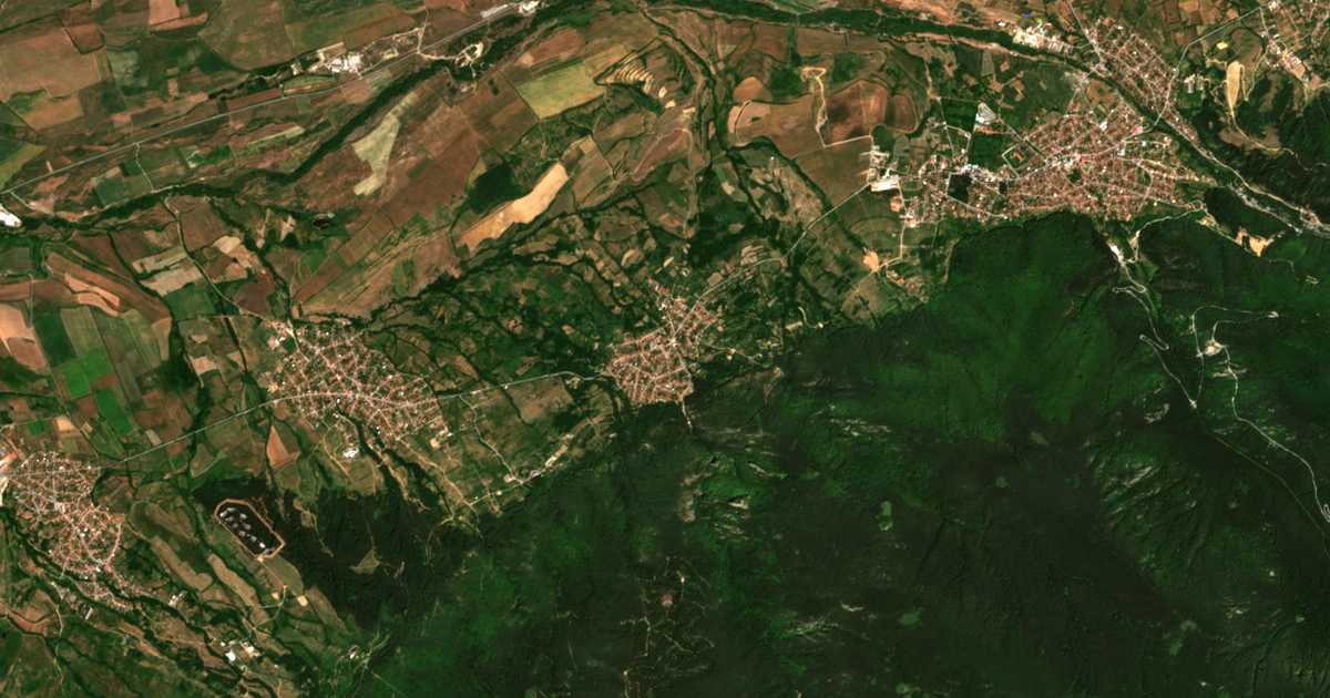Hartă satelitară: Ovcearți