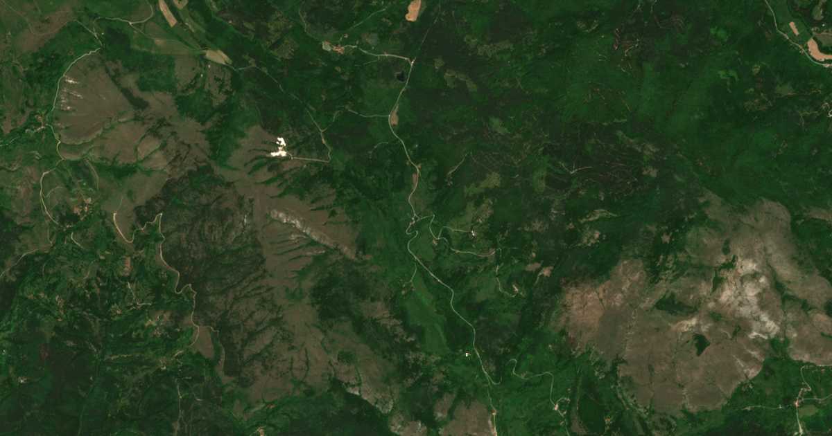 Hartă satelitară: Gorni Koriten