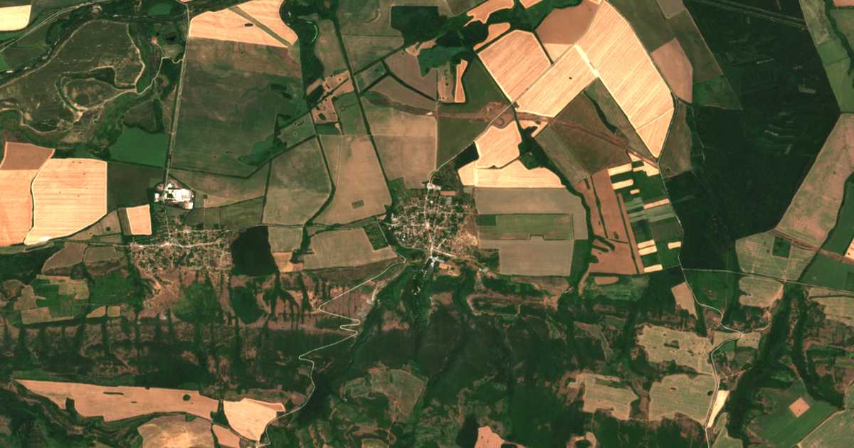 Hartă satelitară: Krușuna
