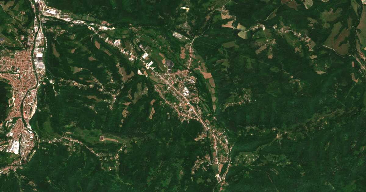 Hartă satelitară: Oreșak