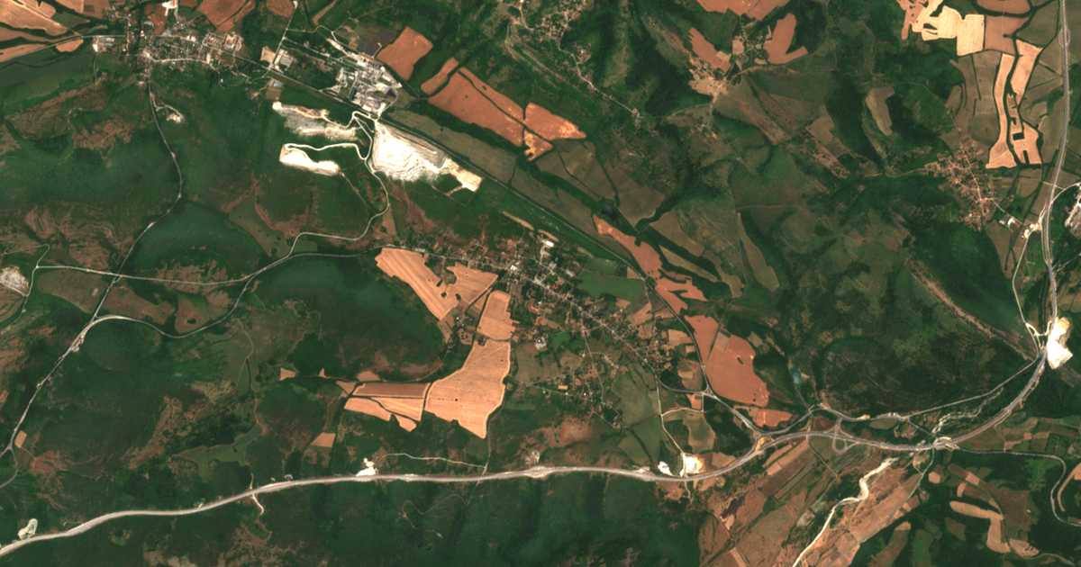 Hartă satelitară: Brestnița