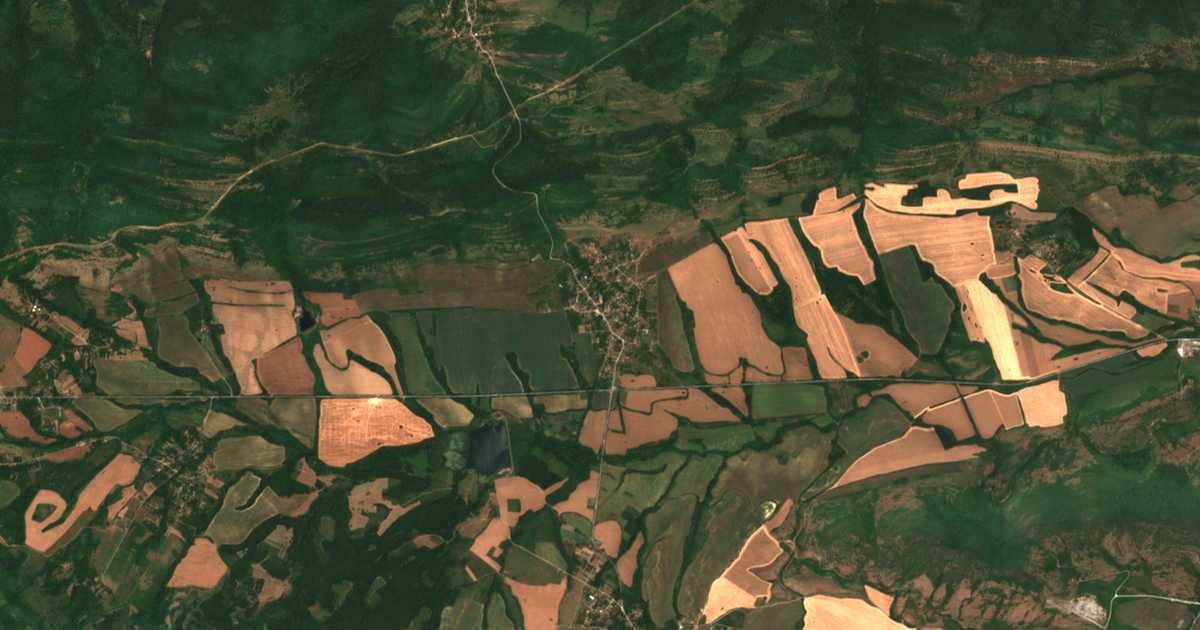 Hartă satelitară: Oreșene