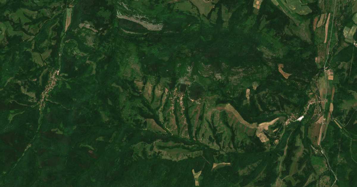 Hartă satelitară: Kostenți