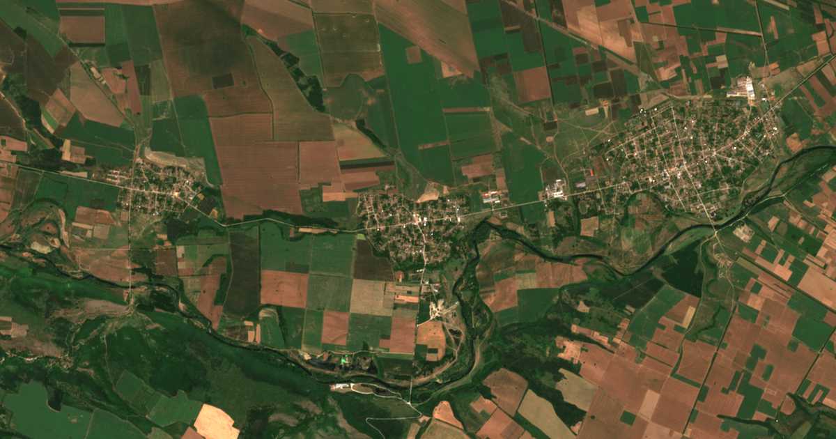 Hartă satelitară: Gromșin