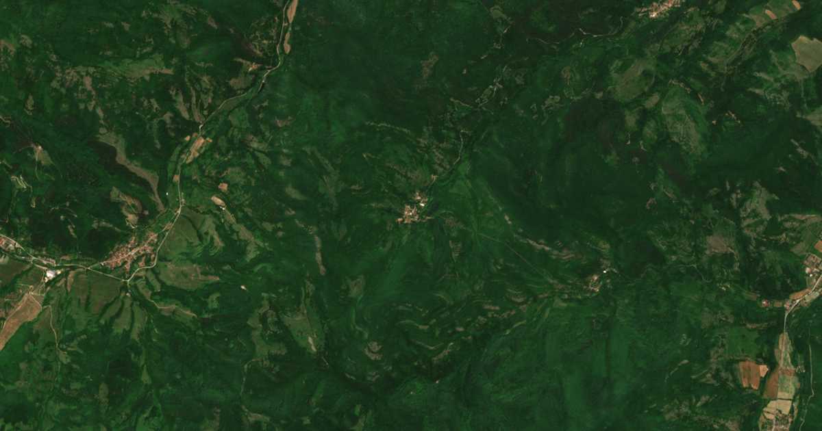 Hartă satelitară: Ravna