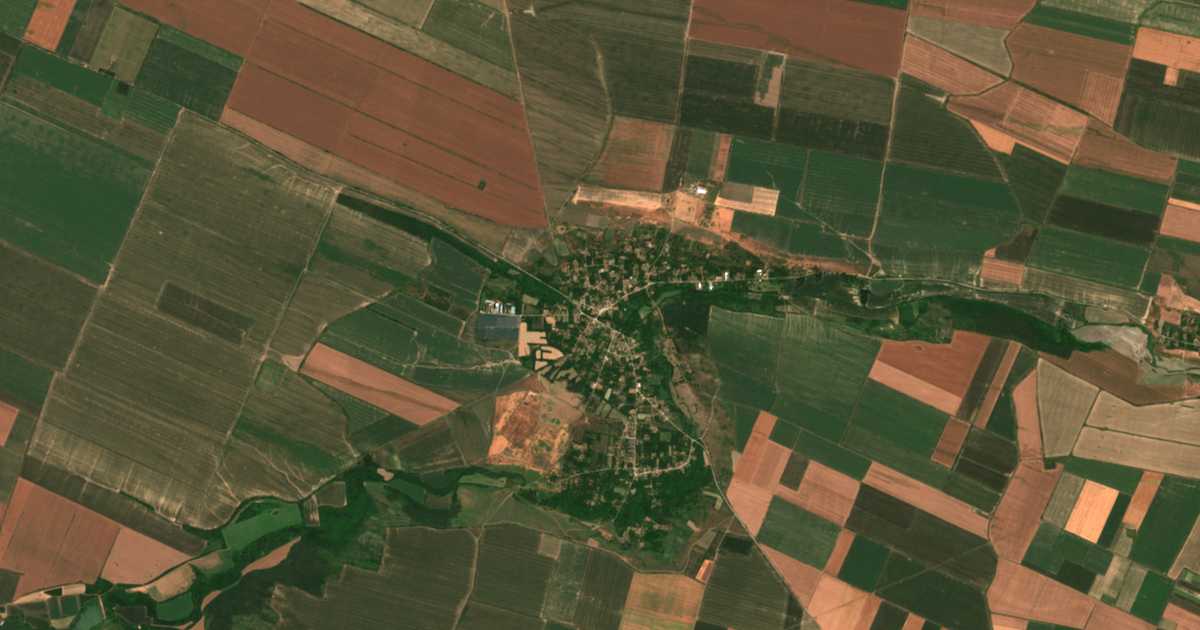Hartă satelitară: Mokreș