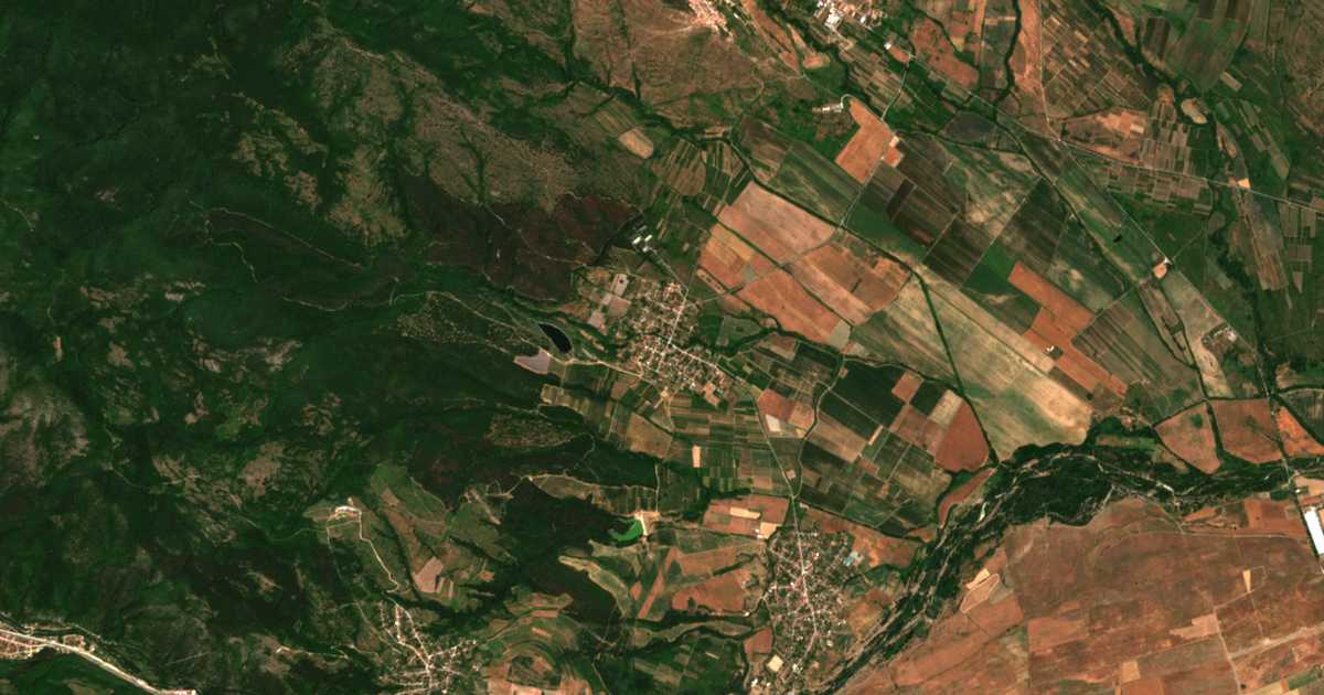 Hartă satelitară: Akandjievo