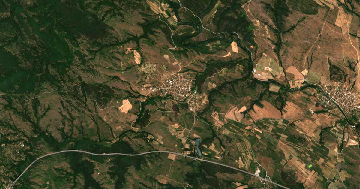 Hartă satelitară: Țerovo