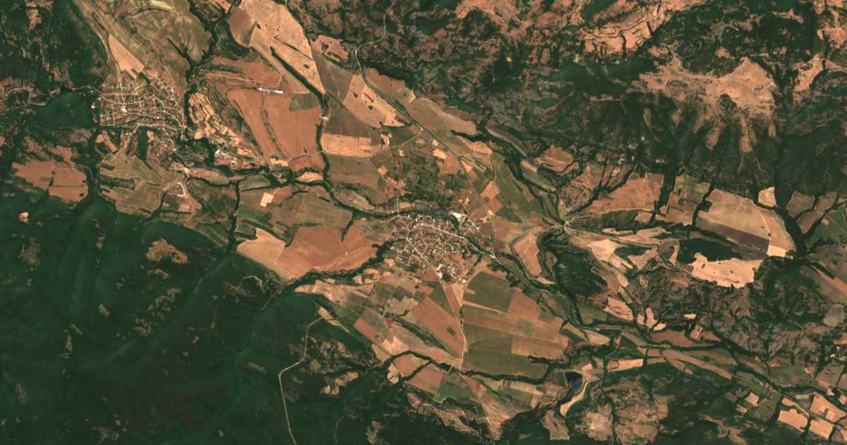 Hartă satelitară: Băta