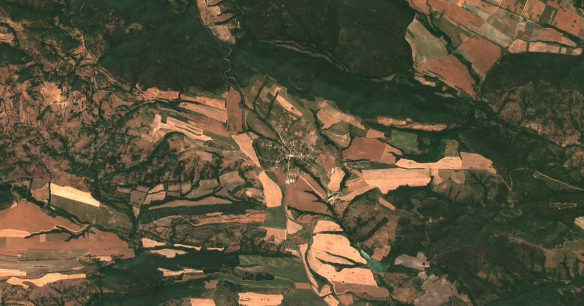 Hartă satelitară: Diulevo