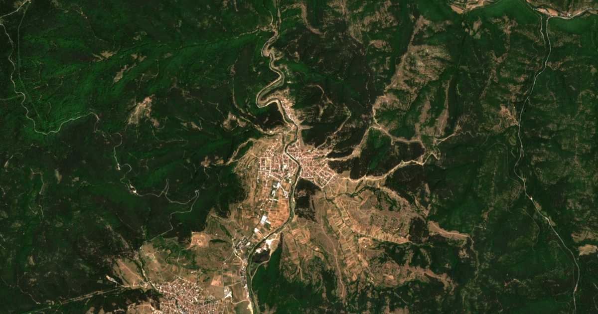 Hartă satelitară: Draghinovo