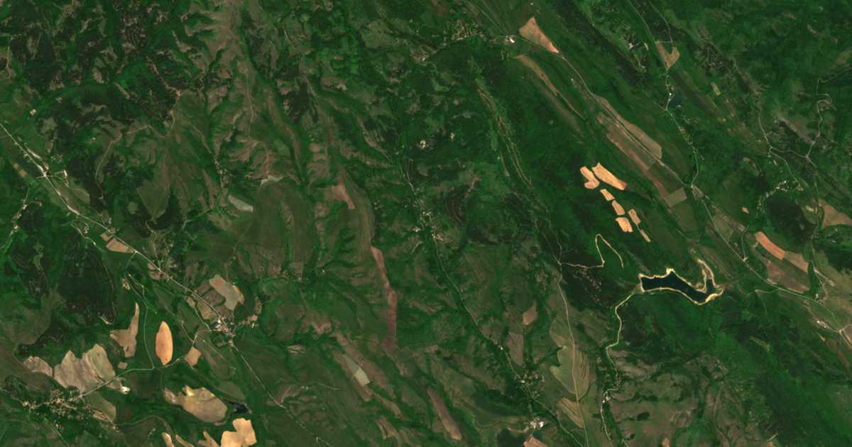 Hartă satelitară: Bilinți