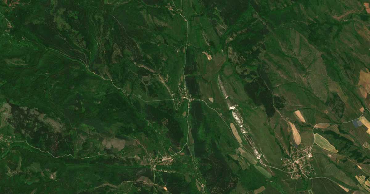 Hartă satelitară: Stanovți