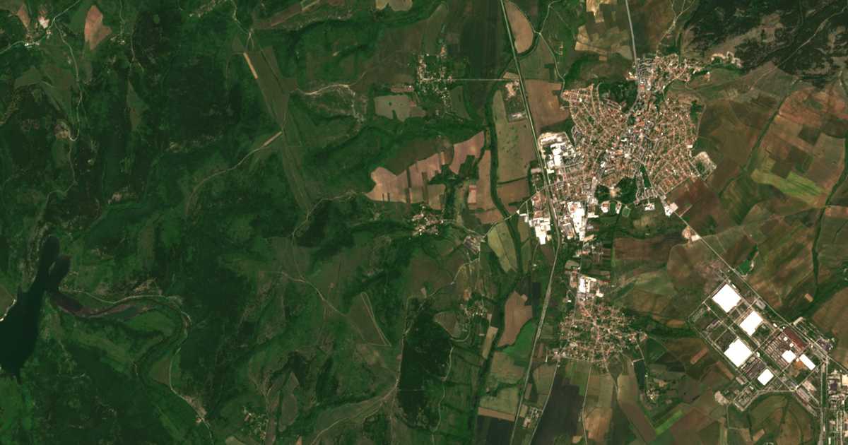 Hartă satelitară: Bornarevo