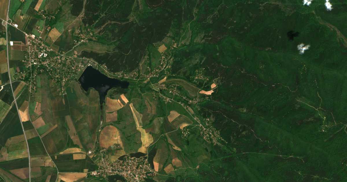 Hartă satelitară: Gorna Dikanea