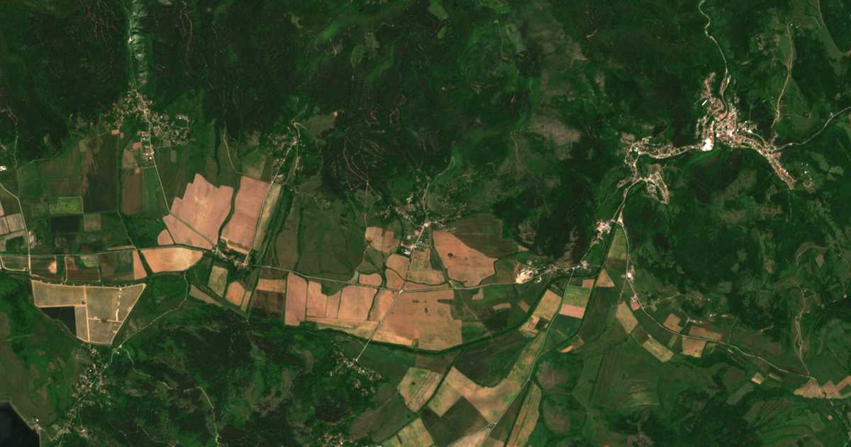 Hartă satelitară: Turokovți