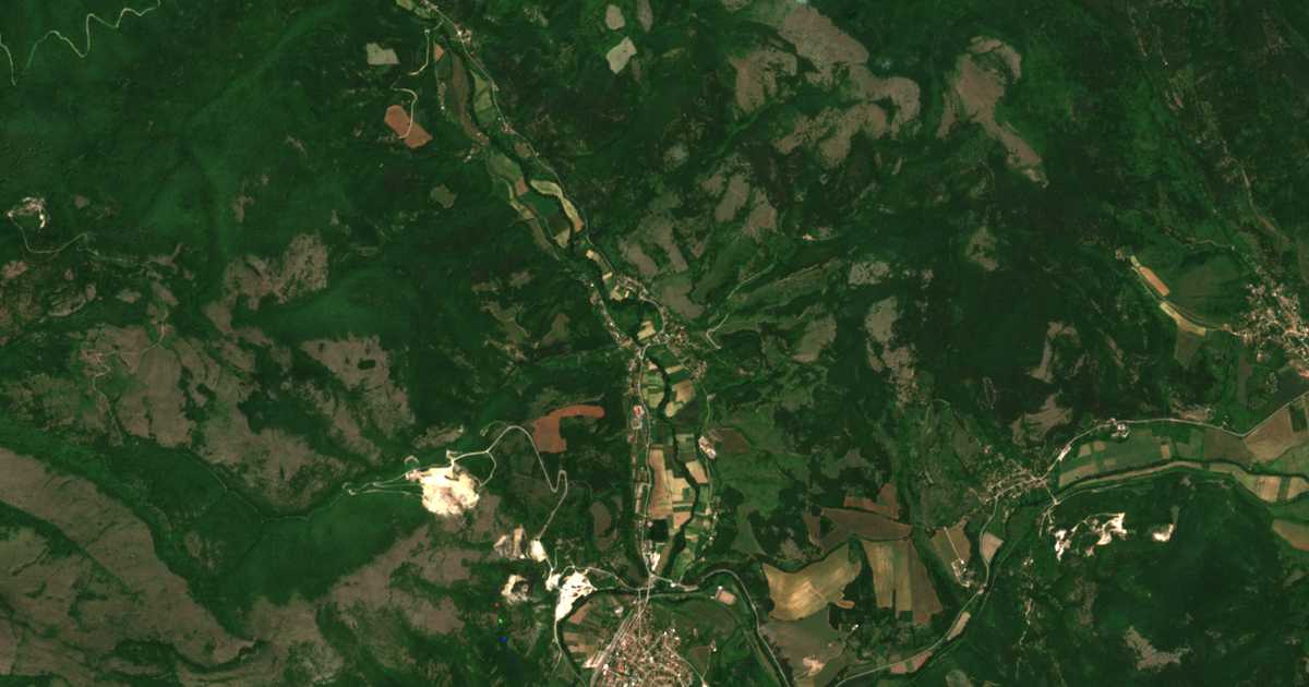 Hartă satelitară: Peștera