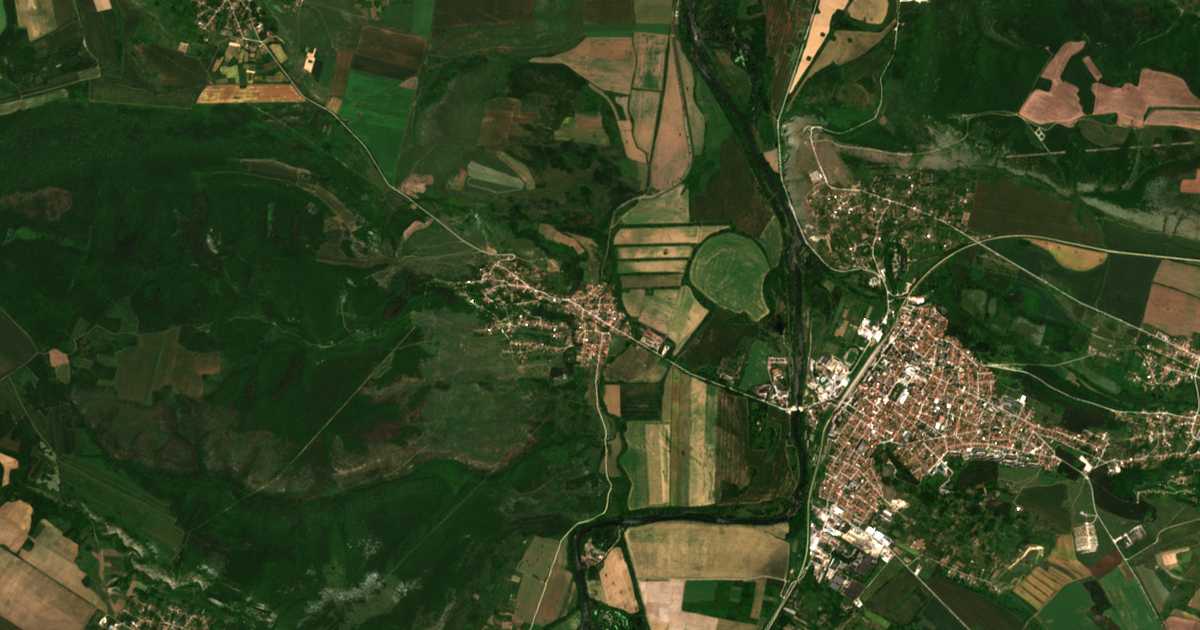 Hartă satelitară: Gornik