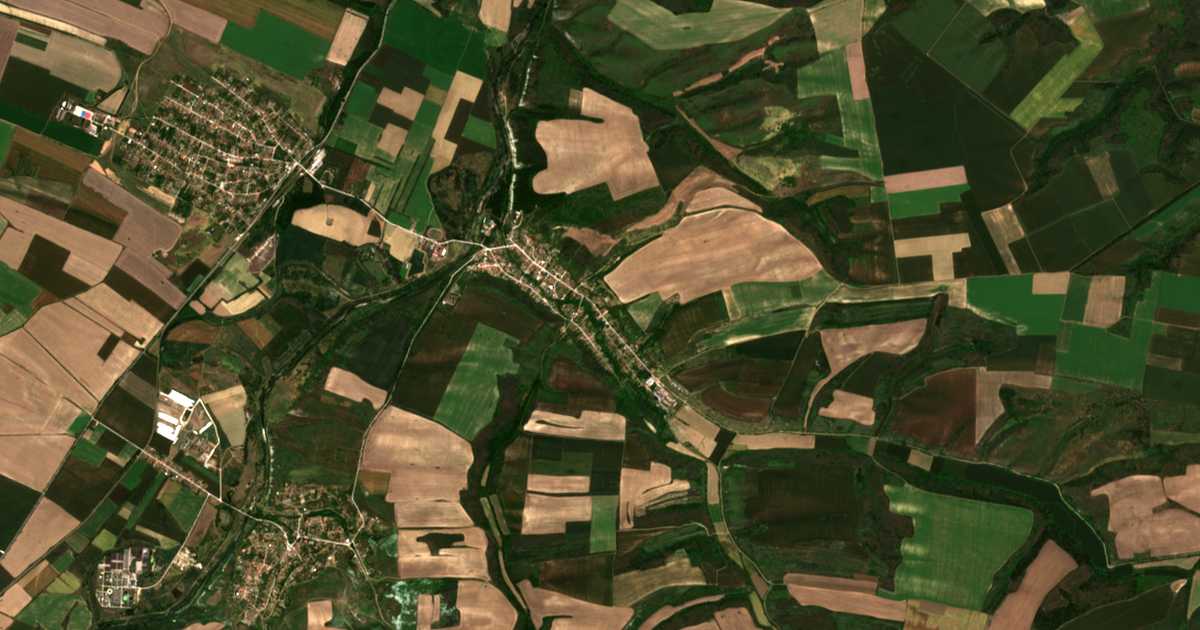 Hartă satelitară: Riben