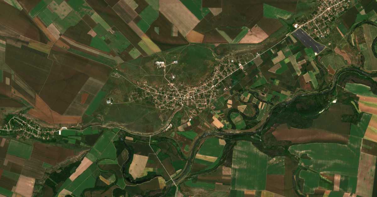 Hartă satelitară: Staverți