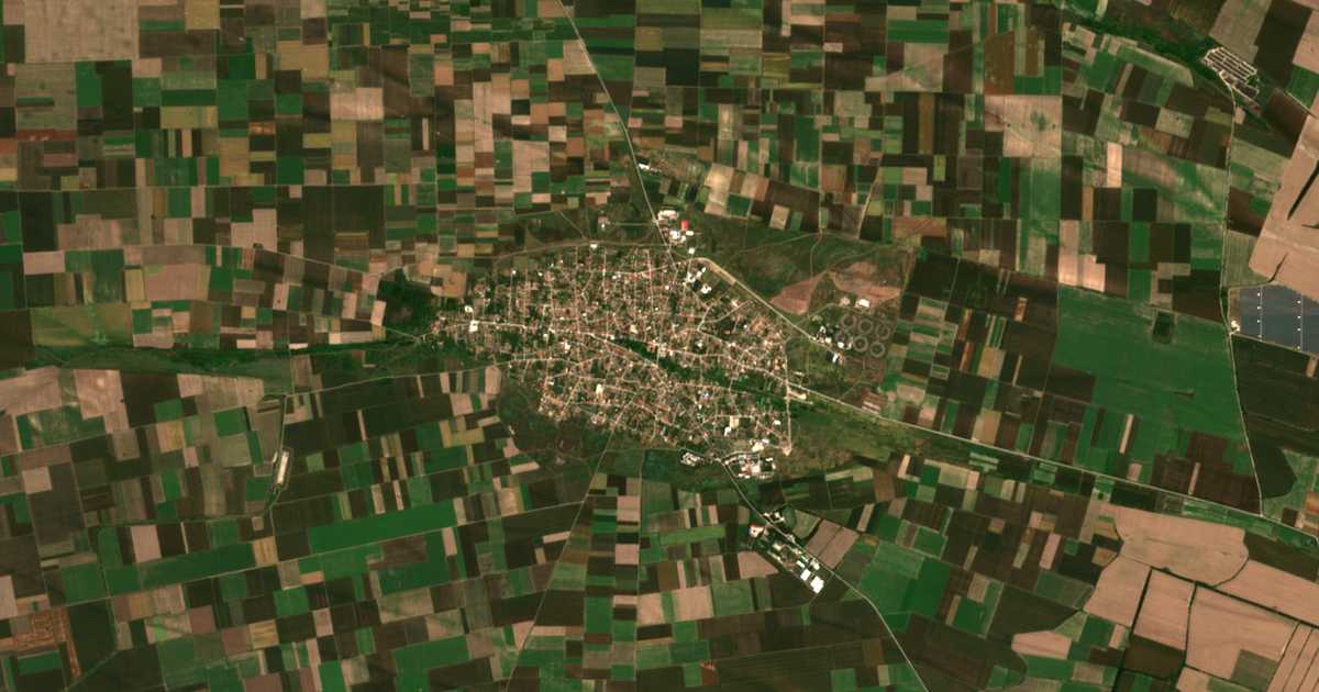 Hartă satelitară: Trăstenik