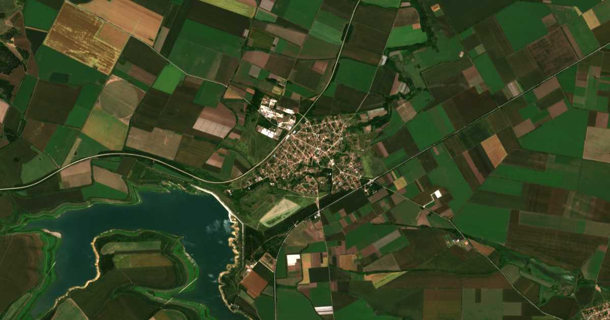 Hartă satelitară: Gorni Dǎbnik