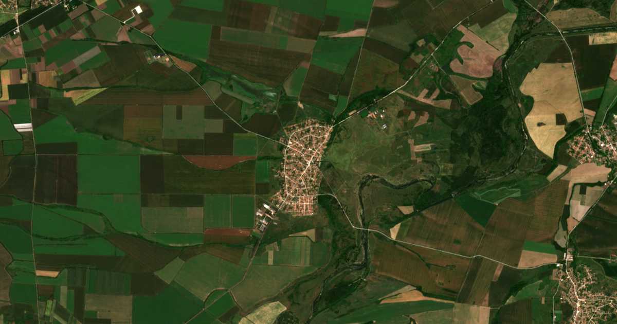Hartă satelitară: Krușovița