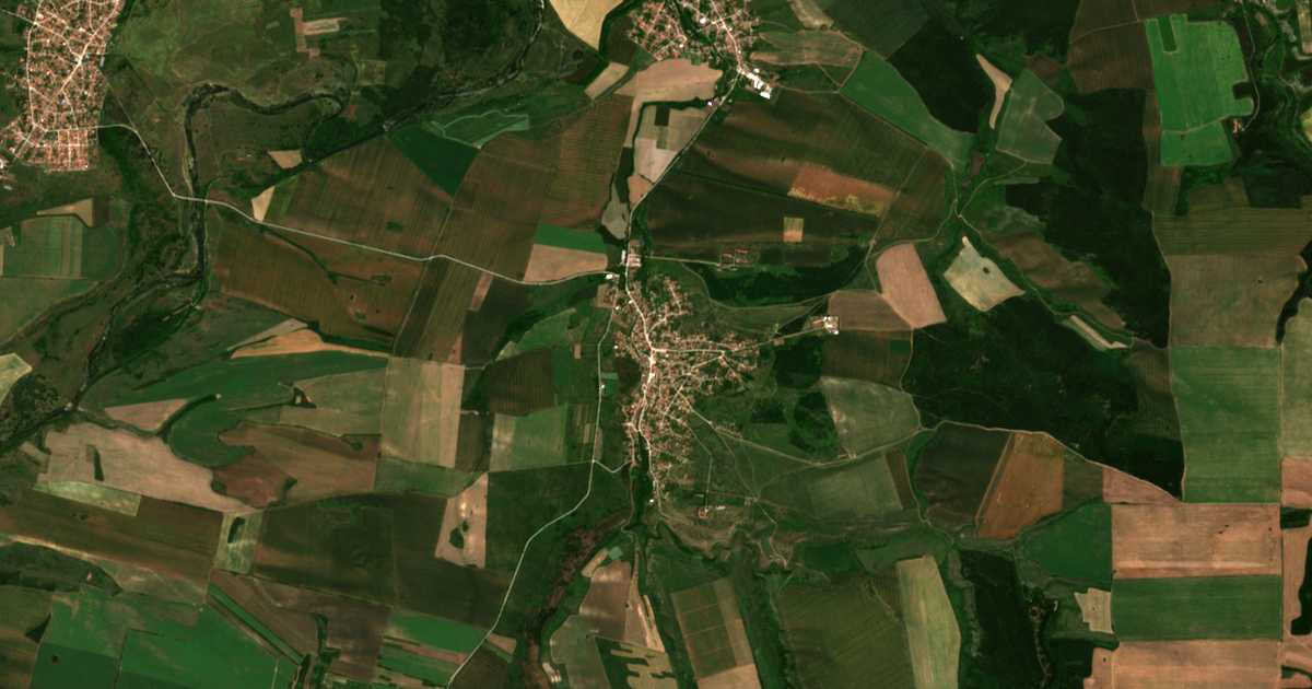 Hartă satelitară: Petărnița