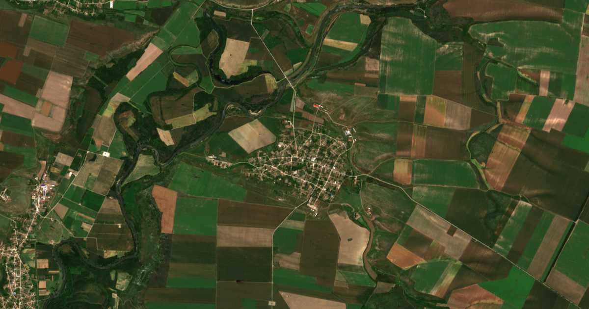 Hartă satelitară: Staroselți