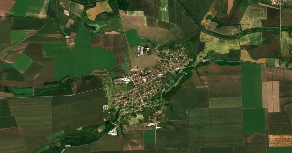 Hartă satelitară: Obnova