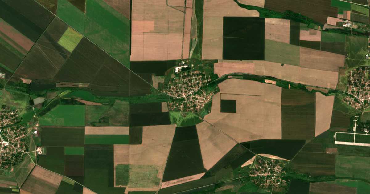 Hartă satelitară: Odărne