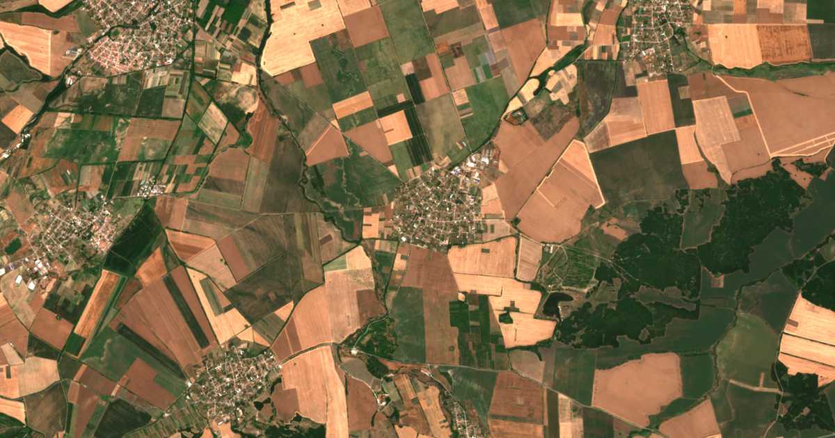 Hartă satelitară: Izbeglii