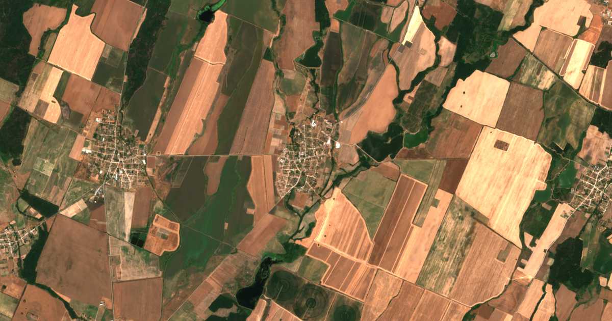 Hartă satelitară: Boreț