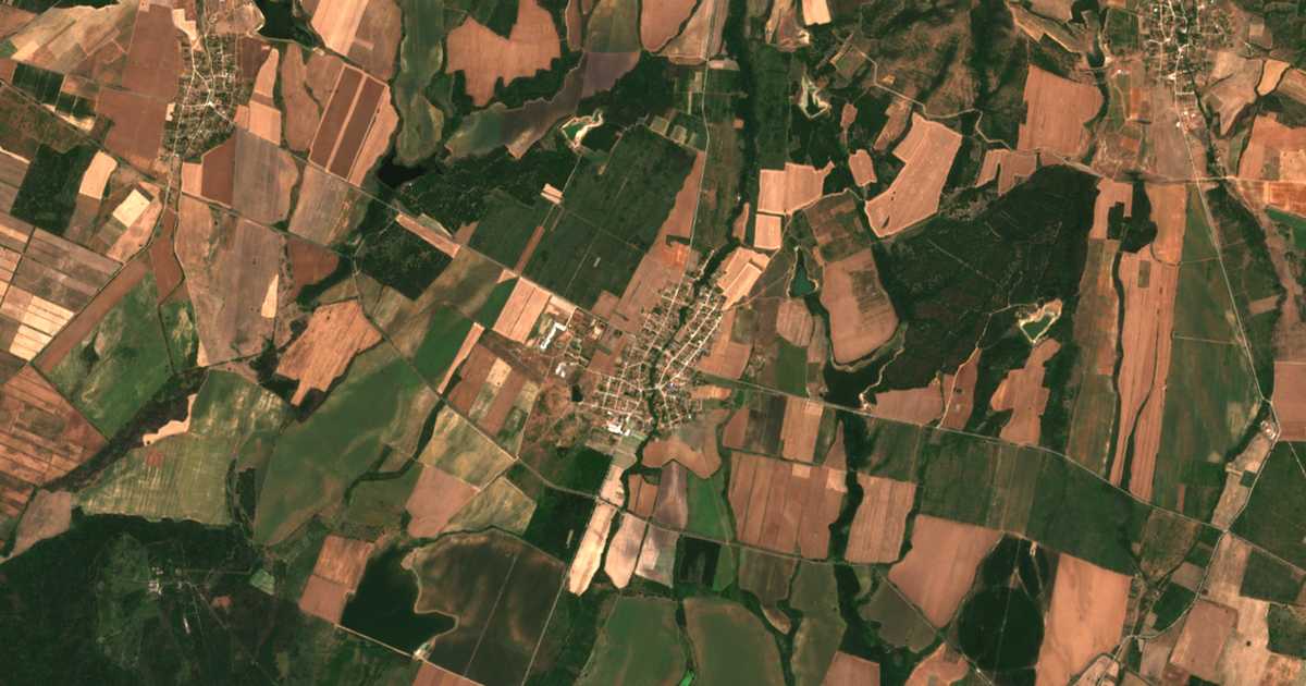Hartă satelitară: Strelți
