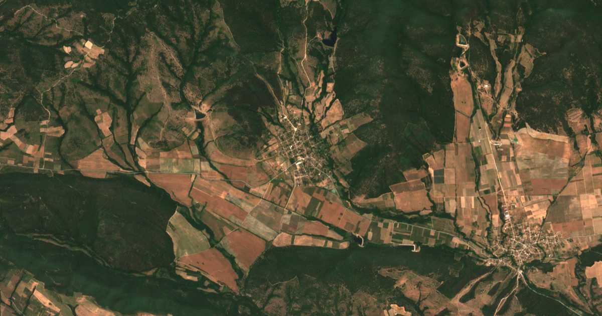 Hartă satelitară: Krăstevici