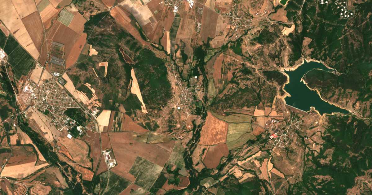 Hartă satelitară: Begunți