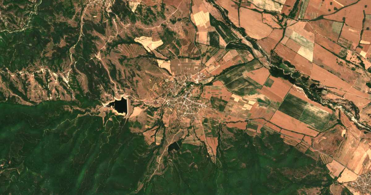 Hartă satelitară: Kliment