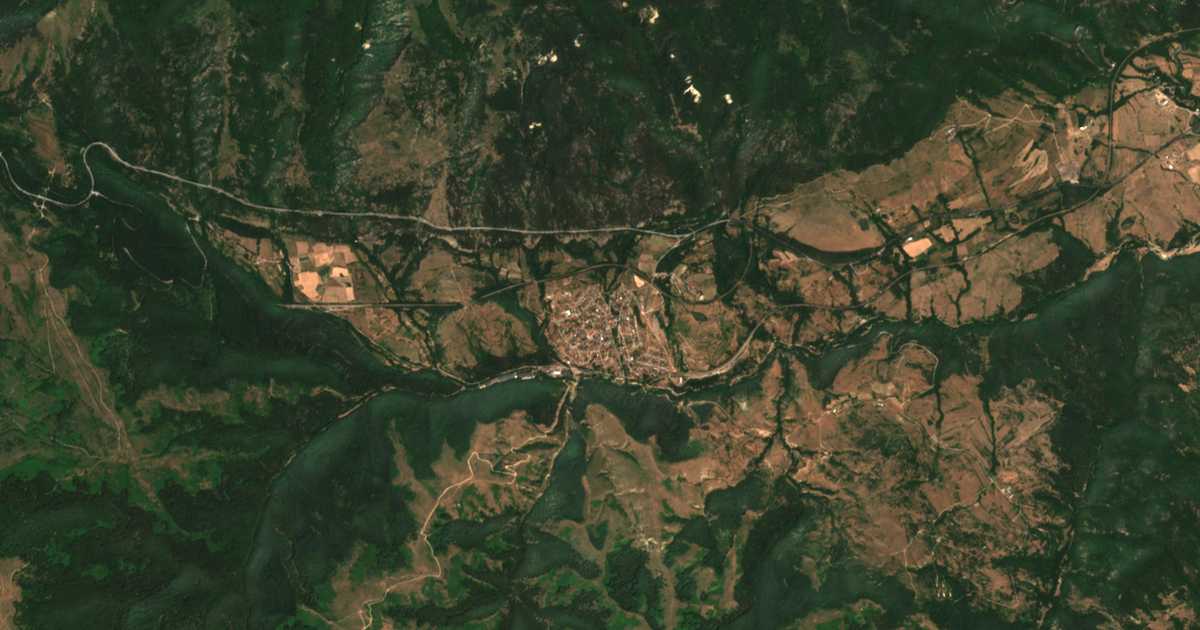 Hartă satelitară: Klisura