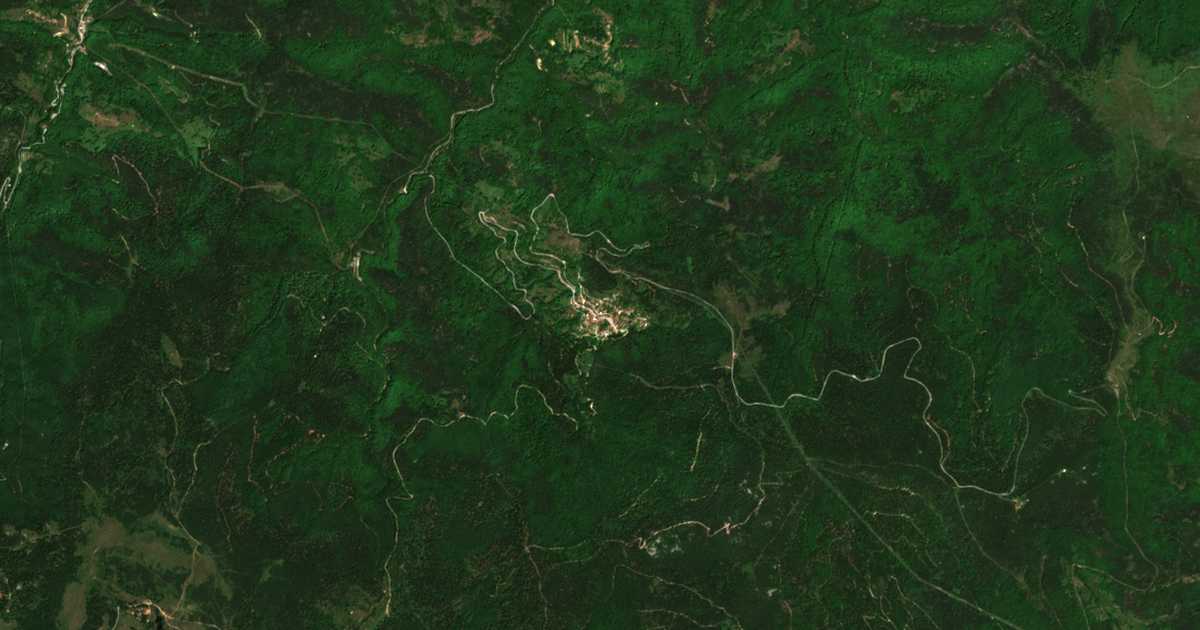 Hartă satelitară: Manastir