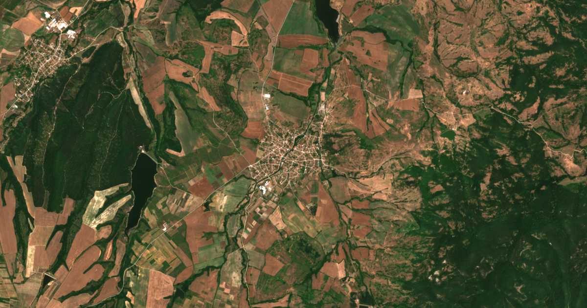 Hartă satelitară: Iskra