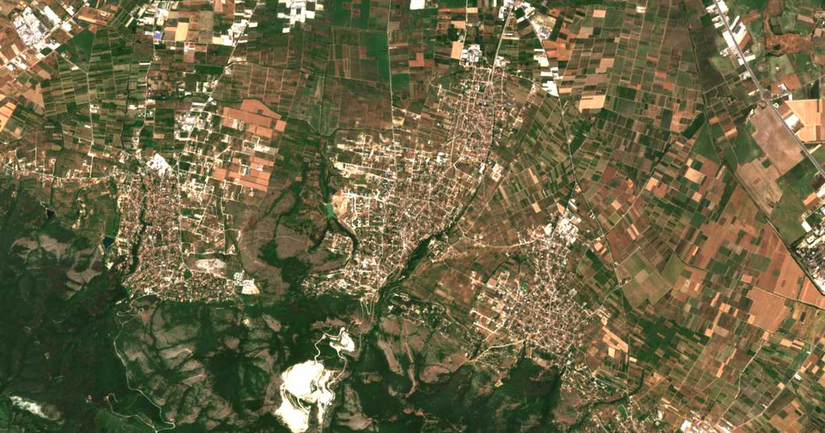 Hartă satelitară: Belaștița