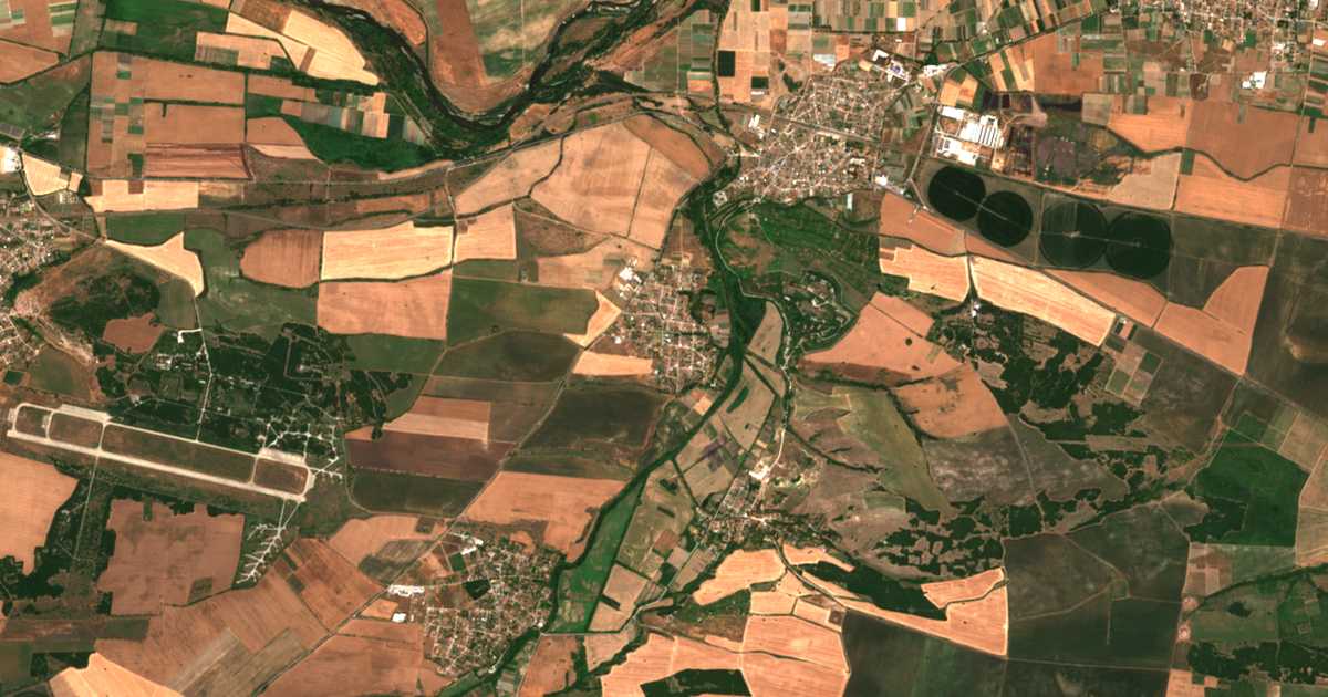 Hartă satelitară: Selți