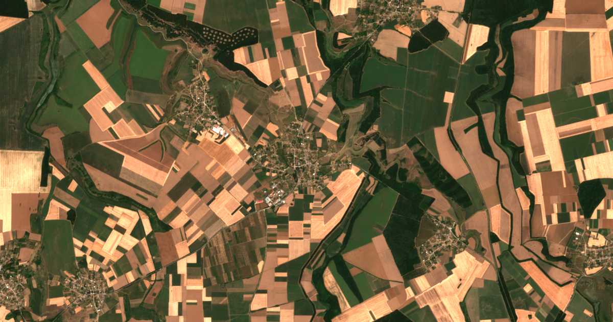 Hartă satelitară: Ludogorți