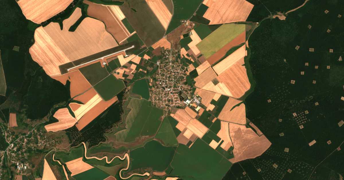 Hartă satelitară: Ostrovo