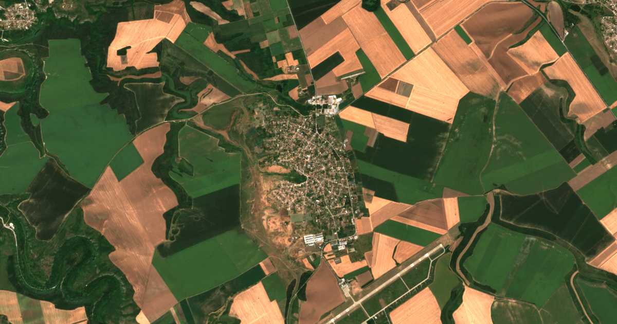 Hartă satelitară: Ștrăklevo