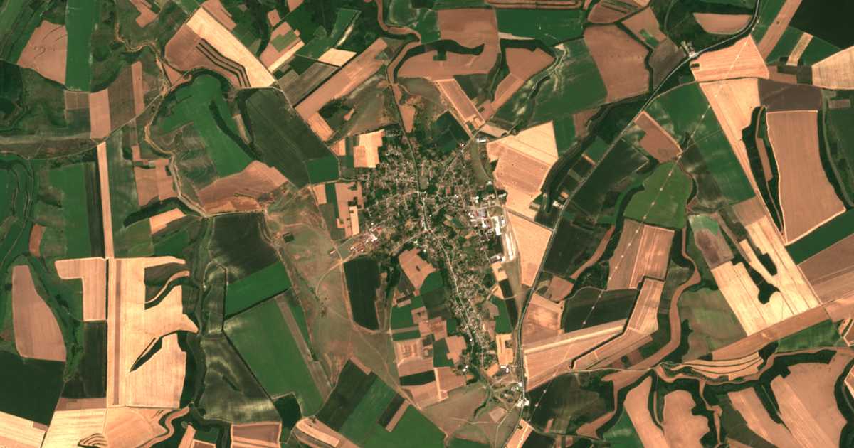 Hartă satelitară: Trăstenik