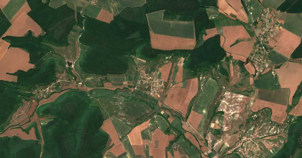 Hartă satelitară: Kriva Reka